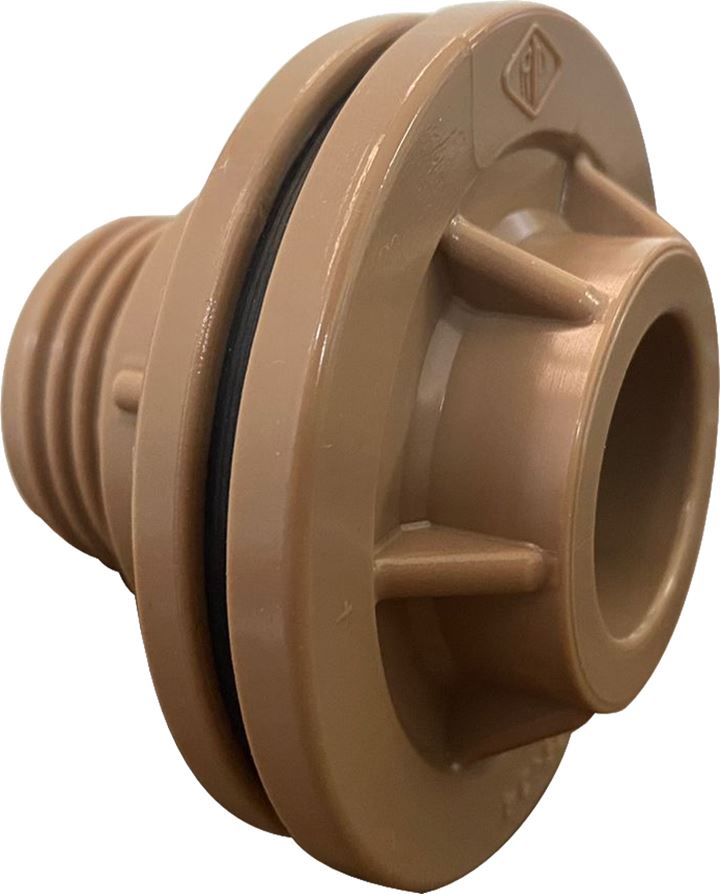 ADAPTADOR FLANGEADO CAIXA DAGUA 25MMX3/4” ANEL - REBOUCAS