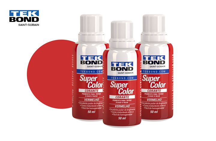 CORANTE LIQUIDO VERMELHO 50ML - TEKBOND