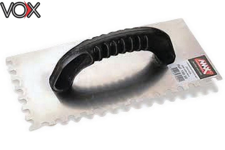 DESEMPENADEIRA ACO DENTADA CABO PVC 12X25 - VOX