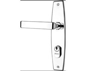 FECHADURA EXTERNA ALAVANCA ITALY OVAL CROMADO 1001/10 - SILVANA