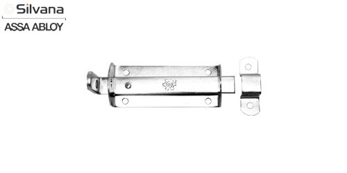 FERROLHO CHATO 3” ZINCADO C/PORTA CADEADO 460 - SILVANA