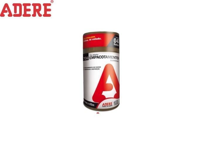 FITA ADESIVA EMPACOTAMENTO 45MMX40M MARROM - ADERE