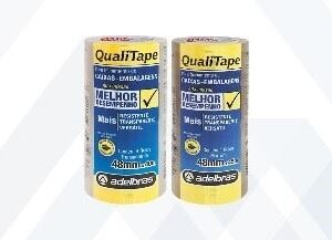FITA ADESIVA EMPACOTAMENTO 48MMX40M TRANSPARENTE - ADELBRAS