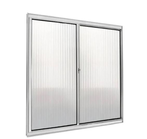 JANELA ALUMINIO 2 FOLHAS 1,0X1,0A CANELADO - FREEDOM