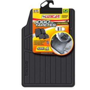 TAPETE DE BORRACHA UNIVERSAL 4PCS - LUXCAR