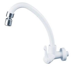 TORNEIRA PIA PAREDE ALA BICA MOVEL ABS BRANCO 1/4V - CIVITT