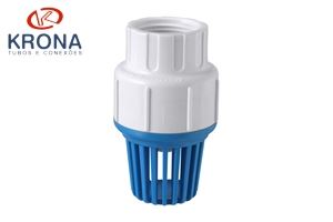 VALVULA DE SUCCAO P/POCO 3/4” PVC - KRONA - KRONA