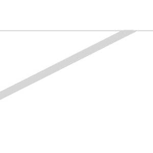 CANTONEIRA MAO FRANCESA LEVE 17CM BRANCO - BRASFORMA