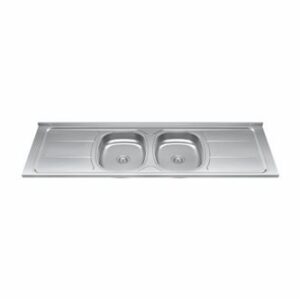 PIA INOX ACO 1,60M DUPLA FRISADA - GHELPLUS